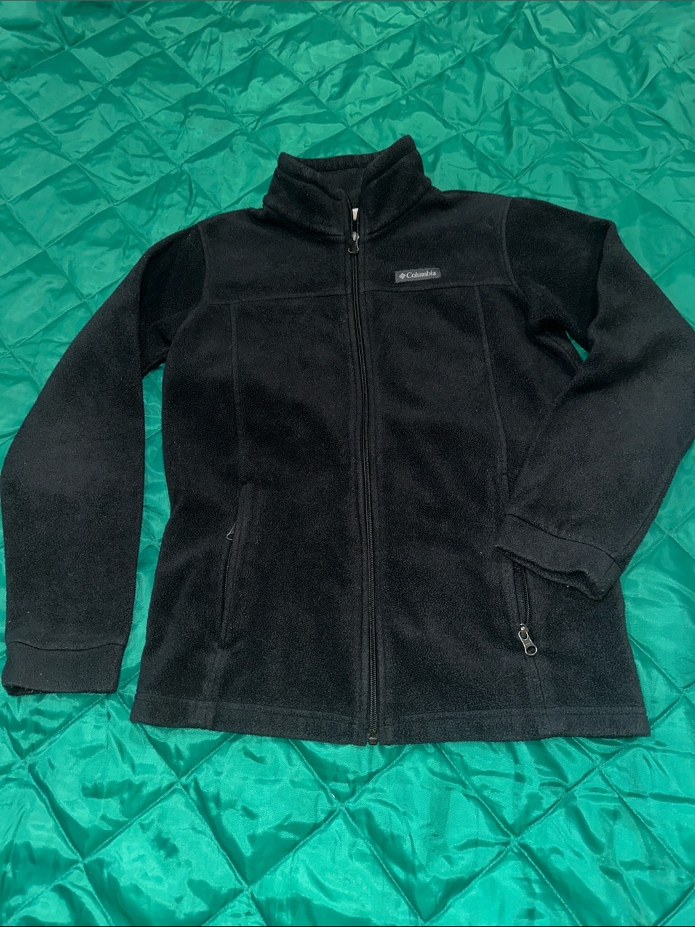 Columbia Black Full-Zip Fleece Jacket